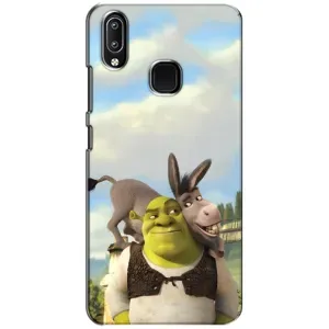 Чехол с мультфильмом Шрек на ViVO Y93 Lite (Шрек и Осел)