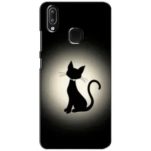 Чохол з принтом для ViVO Y93 Lite (AlphaPrint) Модні коти (Силует котика)