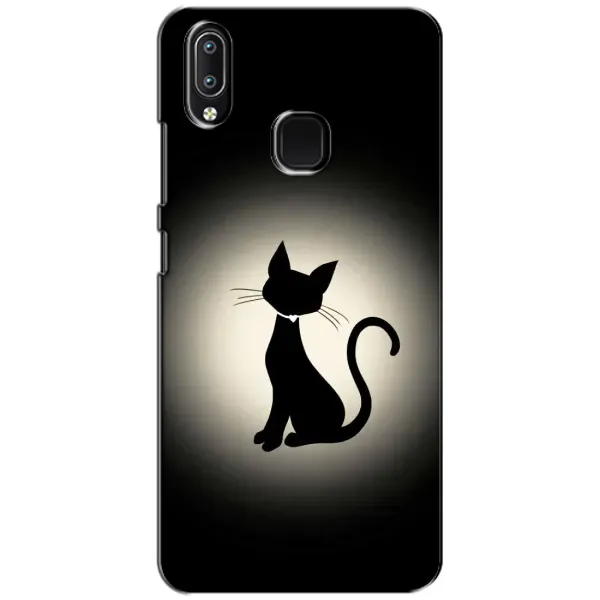 Чехол с принтом «Силуэт котика» для Vivo Y93 Lite
