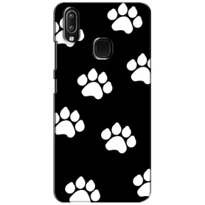Чехлы с собаками для ViVO Y93 Lite (VPrint) (Следы собаки)