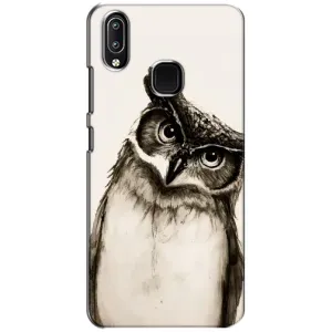 Чехол с птицами на ViVO Y93 Lite (VPrint) (Сова)