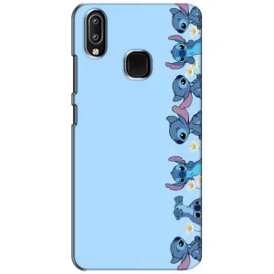 Чехол с принтом Стич на Vivo Y93 Lite (Стич фон)