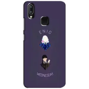 Чехлы Венсдей на ViVO Y93 Lite Уэнсдей (AlphaPrint) (Уэнздей и подруга)