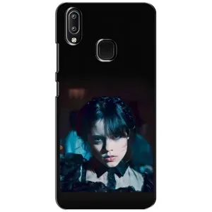 Чехлы Венсдей на ViVO Y93 Lite Уэнсдей (AlphaPrint) (взгляд Уэнздей)