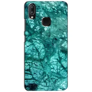 Мраморный чехол на ViVO Y93 Lite (VPrint) (Зеленый мрамор)
