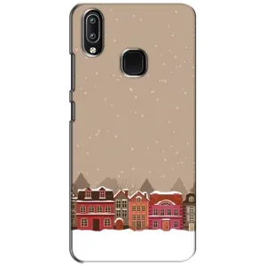 Новорічні, Святкові Чохли для ViVO Y93 Lite - 2024 год (Зимове місто)