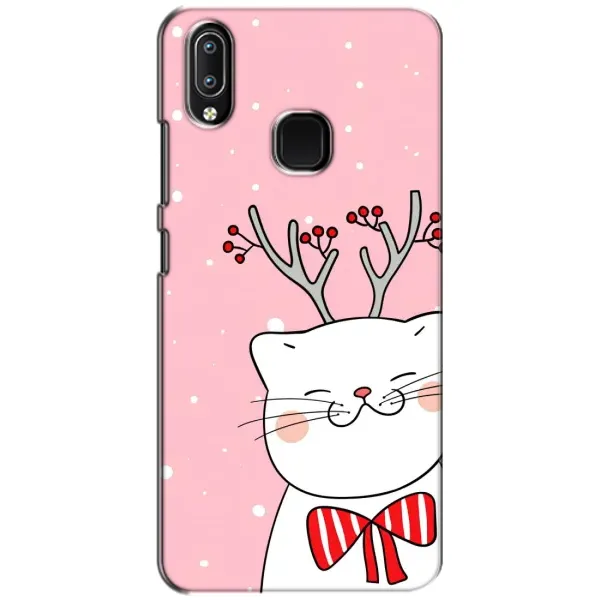 Чехол с принтом «Зимний кот» для Vivo Y93 Lite