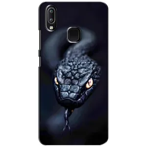 Чехол с картинкой «Хищники» для ViVO Y93 Lite (Черная змея)