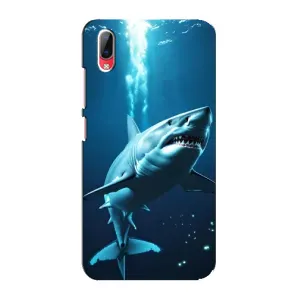 Чехол с картинкой «Хищники» для Vivo Y93 / Y93S (Акула под водой)