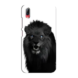 Чехлы с картинками животных Vivo Y93 / Y93S (Черный ЛЕВ)