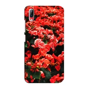 Чехлы с Цветами для Vivo Y93 / Y93S (VPrint) (Цветы красные)