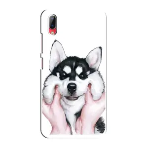 Чехлы с собаками для Vivo Y93 / Y93S (VPrint) (Довольный Хаски)