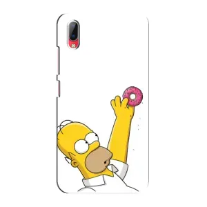Чjхол з Сімпсонами для Vivo Y93 / Y93S (VPrint) (Гомер з пончиком)