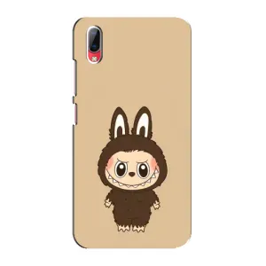 Чехол с Лабубу на Vivo Y93 / Y93S (Bored Ape в красном)