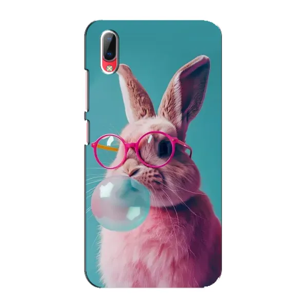 Чохол з принтом «Кролик в окулярах» для Vivo Y93 / Y93S