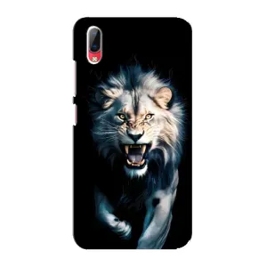 Чехол с картинкой «Хищники» для Vivo Y93 / Y93S (Лев в темноте)
