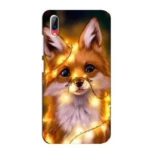 Чехлы с картинкой Лисички для Vivo Y93 / Y93S (VPrint) (Лисичка в гирляндах)