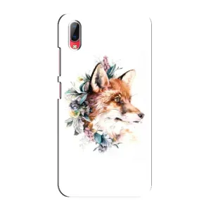 Чехлы с картинкой Лисички для Vivo Y93 / Y93S (VPrint) (Лисичка в цветочках)