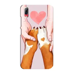 Чехлы с собаками для Vivo Y93 / Y93S (VPrint) (Любовь к собакам)