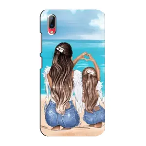 Чохол з друком для Vivo Y93 / Y93S - (Мама з дитинкою) (AlphaPrint) (Мама з донькою)