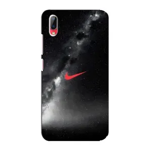 Чехол для Vivo Y93 / Y93S - с принтом Найк (AlphaPrint) (Найк красный)