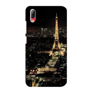 Чохол Ейфелева Вежа Vivo Y93 / Y93S - (AlphaPrint) (Нічний Париж)