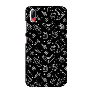 Новогодние, Праздничные Чехлы для Vivo Y93 / Y93S - 2024 год (Новогодний фон)