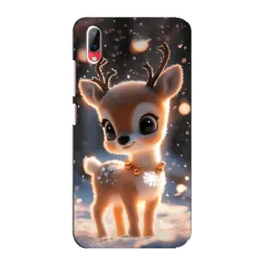 Яскравий чохол для Vivo Y93 / Y93S з Зимові Оленята (Оленятко)