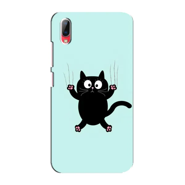 Чехол с принтом «Падающий кот» для Vivo Y93 / Y93S Чехол с принтом «Падающий кот» для Vivo Y93 / Y93S
