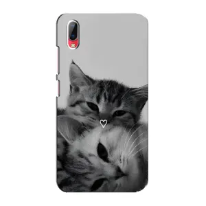 Чехол с рисунком кот на Vivo Y93 / Y93S (Пара котов)