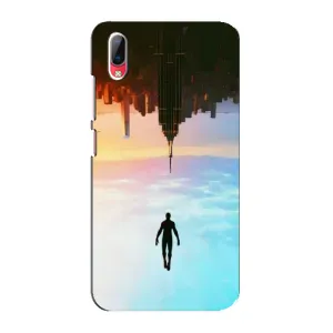 Чехол с человеком пауком для Vivo Y93 / Y93S - (AlphaPrint) (Паук человек)