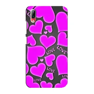 Чехлы для любимой на Виво у93 / у93с (VPrint) (Pink hearts)