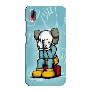 Чехлы для Vivo Y93 / Y93S - Bearbrick Louis Vuitton (PREMIUMPrint) (Плач Bearbrick)