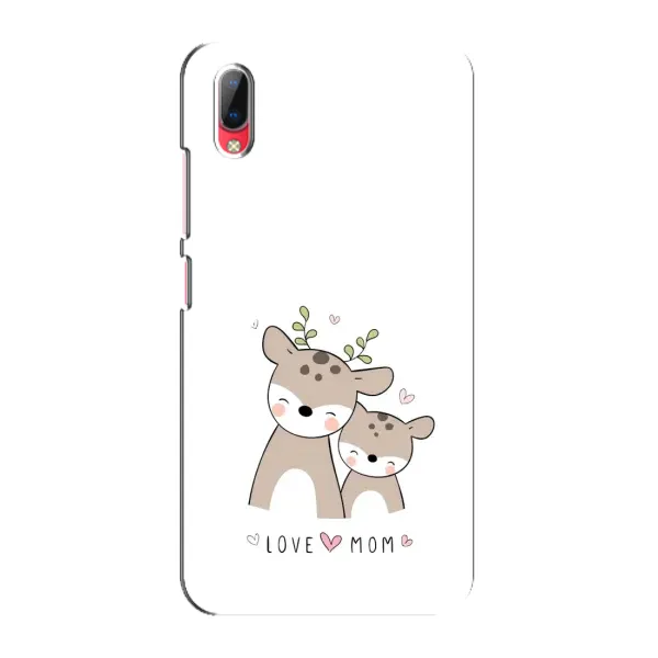 Чехол с принтом «Оленята мама и малыш» для Vivo Y93 / Y93S
