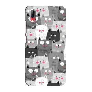 Чехлы с Котиками для Vivo Y93 / Y93S (VPrint) (Рисованные котики)