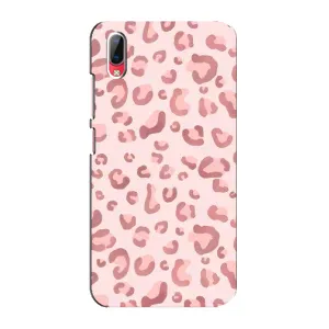 Чехол с розовым рисунком для Vivo Y93 / Y93S (Розовый леопард)
