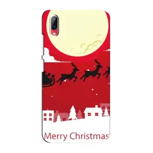 Різдвяні Чохли для Vivo Y93 / Y93S (VPrint) (Санта з оленями)