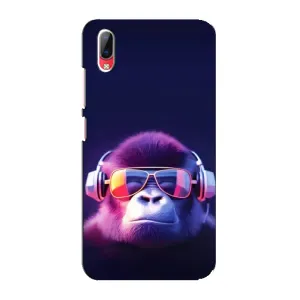 Чехол с Обезьянами Vivo Y93 / Y93S - (AlphaPrint) (Стильная обезьяна)