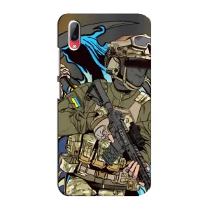 Чехлы с картинкой ЗСУ для Vivo Y93 / Y93S (AlphaPrint) (Воин ВСУ)