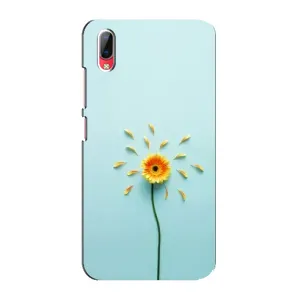 Чехлы с Цветами для Vivo Y93 / Y93S (VPrint) (Желтый цветок)