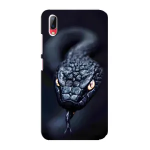 Чехол с картинкой «Хищники» для Vivo Y93 / Y93S (Черная змея)