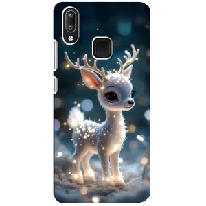 Яскравий чохол для Vivo Y95 з Зимові Оленята (Блискуче оленятко)