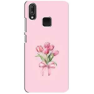 Чохол з розовим принтом для Vivo Y95 (Букет квітів)