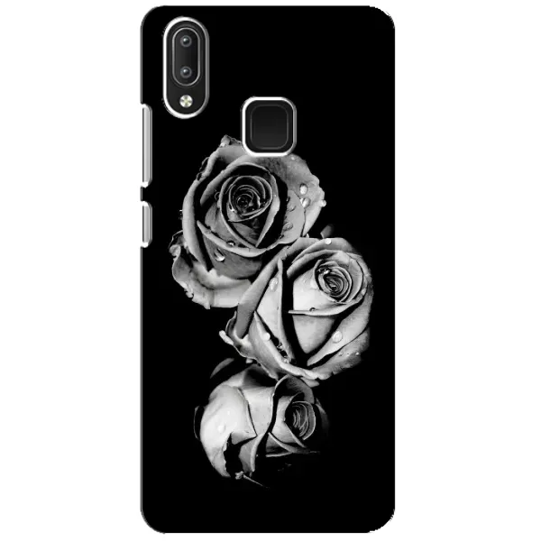 Чехол с принтом «Черная роза» для Vivo Y95