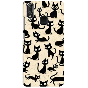 Чохол з малюнком кіт на Vivo Y95 (Чорні коти)