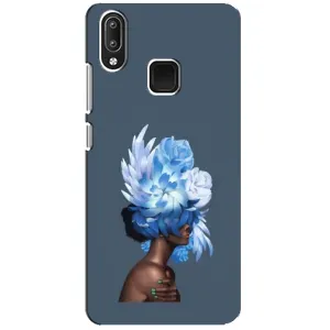 Чехлы (ART) Цветы на Vivo Y95 (VPrint) (Квіти на голові)