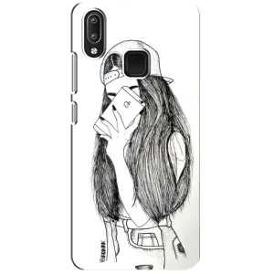 Чехол с печатью для Vivo Y95 - (Мода) (AlphaPrint) (Фото девочки)
