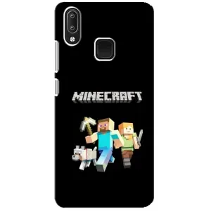 Чехол Майнкрафт на Vivo Y95 (AlphaPrint) Minecraft (герои Minecraft)