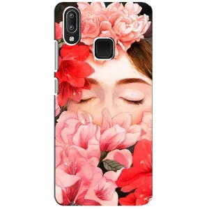 Чехлы (ART) Цветы на Vivo Y95 (VPrint) (Очі в квітах)