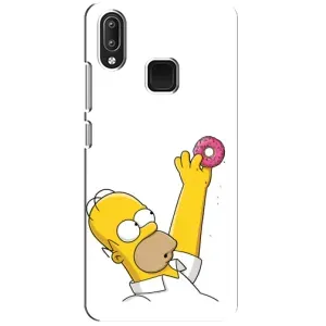 Чjхол з Сімпсонами для Vivo Y95 (VPrint) (Гомер з пончиком)